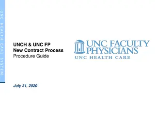Streamlining the UNC Health Care System Contracts Process