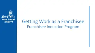 The Franchisee Induction Program by Jim's Program FMS4