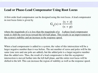 Lead and Phase-Lead Compensators