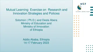 Advancing Research and Innovation Strategies in Ethiopian STI Policies