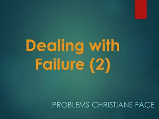 Overcoming Failures: A Christian Perspective on Dealing with Setbacks