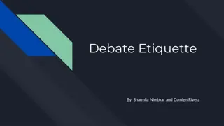 Mastering Debate Etiquette: A Comprehensive Guide