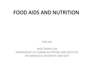Types of Feeding Programmes in Food Aids and Nutrition