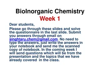 Introduction to Bioinorganic Chemistry and Essential Elements in Human Body