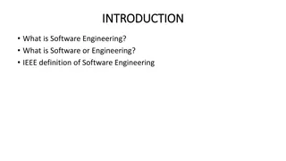 Software Engineering: Concepts and Characteristics