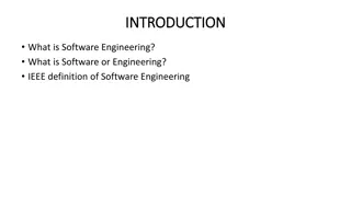 Understanding Software Engineering: Concepts and Characteristics