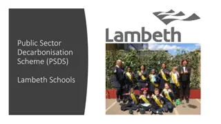Public Sector Decarbonisation Scheme (PSDS) for Lambeth Schools