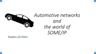 Automotive Networks and ECUs in the World of SOME/IP