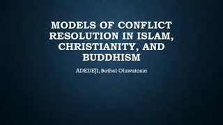 Models of Conflict Resolution in Islam, Christianity, and Buddhism