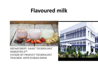 Flavoured Milk: Delicious Varieties and Health Benefits