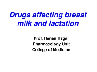 Drugs and Lactation: Pharmacological Considerations in Breastfeeding