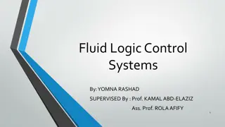 Introduction to Fluid Logic Control Systems
