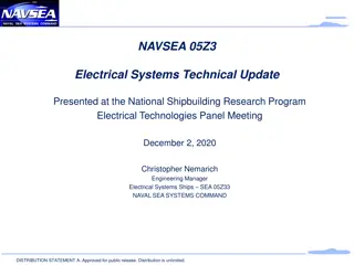 Naval Sea Systems Command Electrical Systems Update