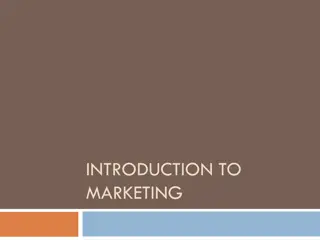 The Fundamentals of Marketing