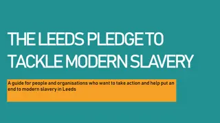 Guide to Tackling Modern Slavery in Leeds