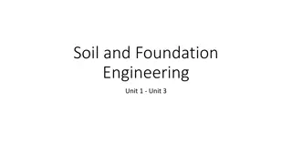 Soil and Foundation Engineering Fundamentals