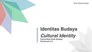 Understanding Cultural Identity in Communication Studies