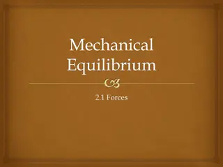 Understanding Mechanical Equilibrium and Net Force