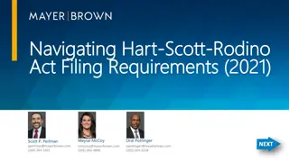 Understanding HSR Filing Requirements and Process