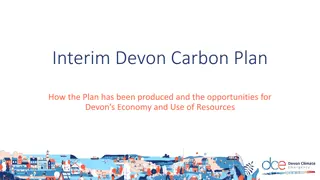 Interim Devon Carbon Plan: Production Process and Economic Benefits