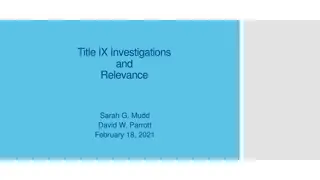 Understanding Title IX Investigations and the Role of Evidence Collection