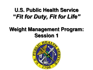 U.S. Public Health Service Weight Management Program Overview