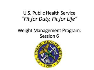 Weight Management Program Session Overview