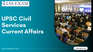 UPSC Civil Services Current Affairs