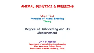 Understanding Degree of Inbreeding in Animal Genetics and Breeding