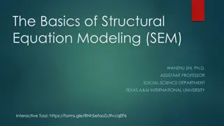 Structural Equation Modeling (SEM) and Quality of Life Analysis