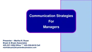 Effective Communication Strategies for Managers