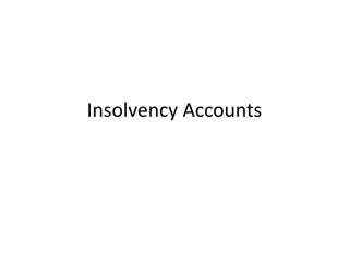 Insolvency Accounts and Laws in India