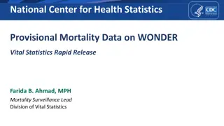 Comprehensive Overview of CDC WONDER Vital Statistics & Provisional Mortality Data