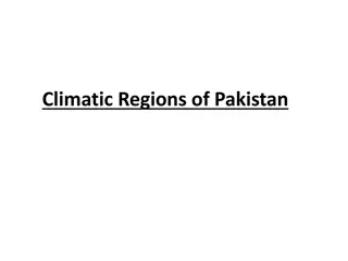 Climate and Climatic Regions of Pakistan