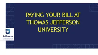 Convenient Ways to Pay Your Bill at Thomas Jefferson University