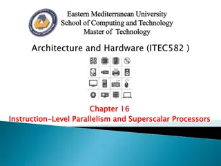 Superscalar Processors in Processor Design