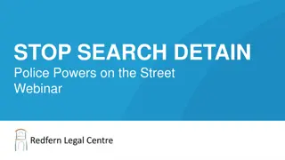 Police Powers on the Street Webinar