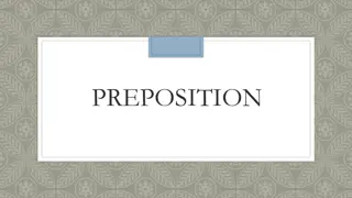 Understanding Prepositions: Types, Functions, and Examples