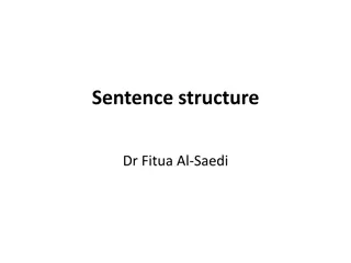 Understanding English Sentence Structure Explained