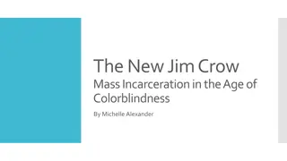 The New Jim Crow: Mass Incarceration and Its Effects