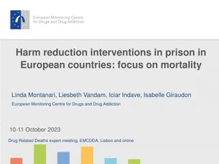 Insights on Harm Reduction Interventions in European Prisons