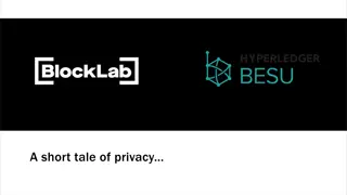 Privacy Features with Hyperledger Besu in Ethereum Development