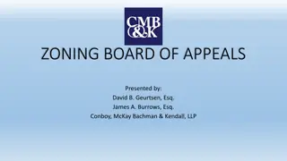 Zoning Board of Appeals in New York