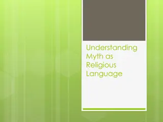 Understanding Myth as Religious Language: Exploring Concepts and Interpretations