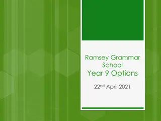 Overview of Religious Studies Course at Ramsey Grammar School