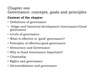 Understanding Governance: Concepts, Principles, and Importance