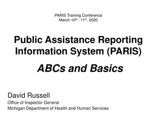 Understanding PARIS: Public Assistance Reporting Information System