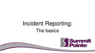 Incident Reporting: Guidelines and Procedures