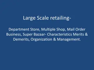 Understanding Large Scale Retailing and Store Classification