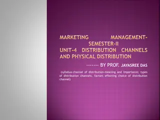 Understanding Distribution Channels in Marketing Management